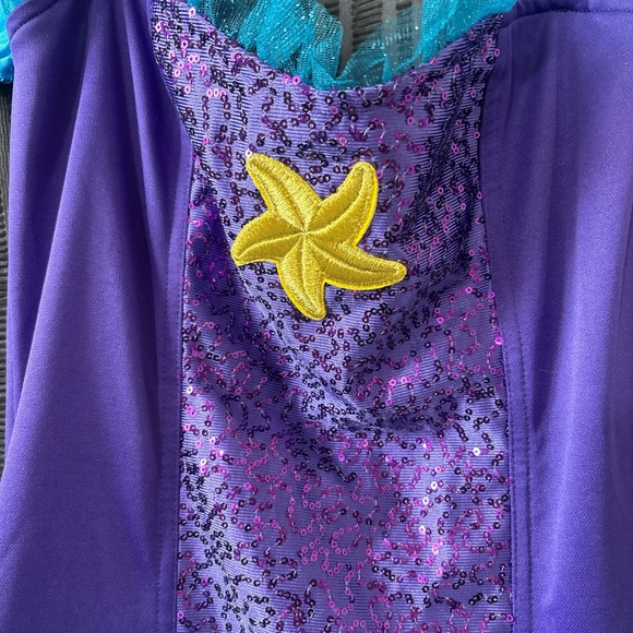 Disney little mermaid Ariel women’s costume size large adult 12-14 - Picture 6 of 11